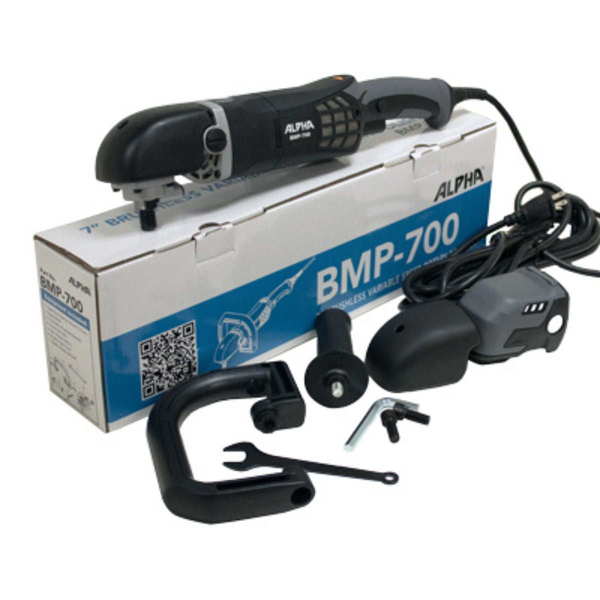 Alpha BMP-700 Brushless Variable Speed Rotary Polisher Package