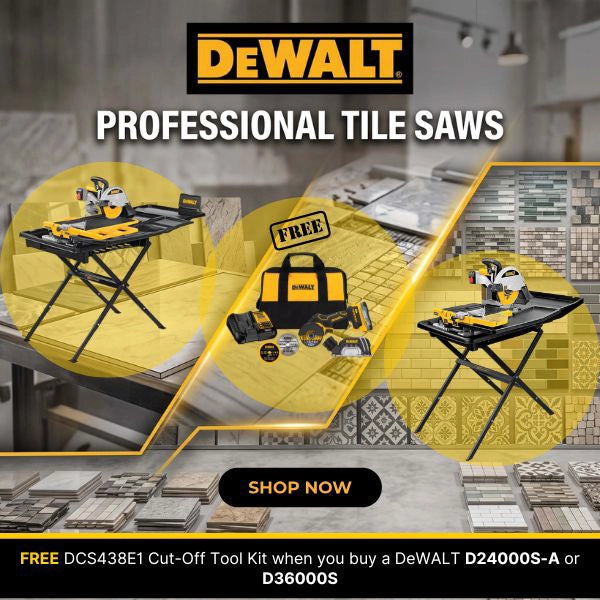 Dewalt Professional Tile Saw Bundle