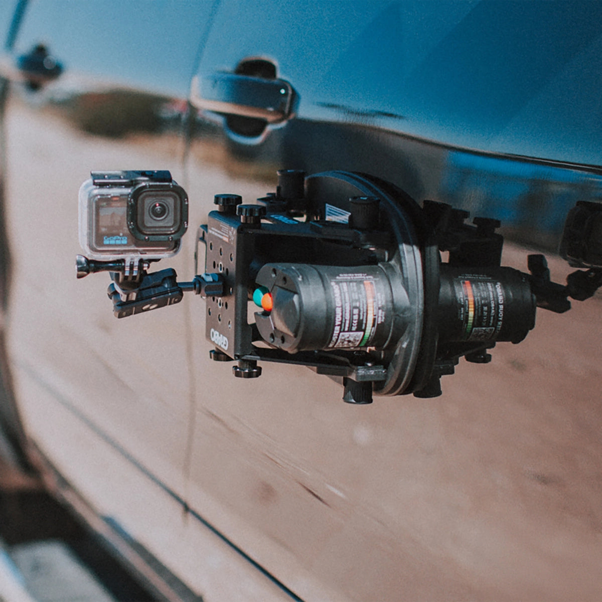 Grabo Attachment Plate the ultimate accessory that features a plate with a variety of threaded ports to attach to almost anything