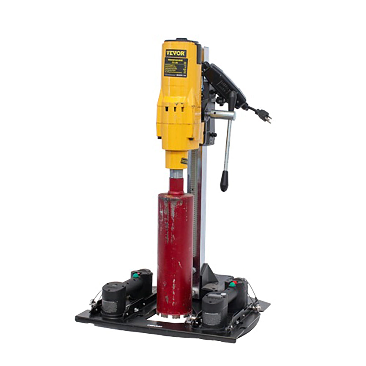 Grabo Bore Mount Attachment locks onto hard, dense materials such as concrete, stone, or metal