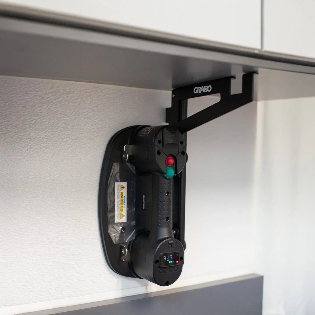 Grabo Versamount Mounting Accessory Attaches to any wall or vertical surface using the Grabo tool grip