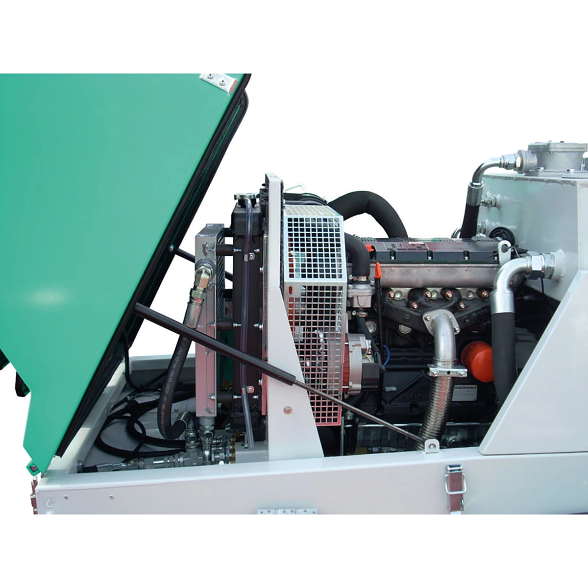 Imer Booster 20 Piston Pump Pumps up to 20 cubic yards per hour