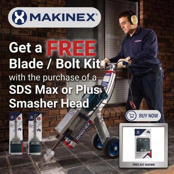 Makinex SDS Smasher Head Free Blade Kit