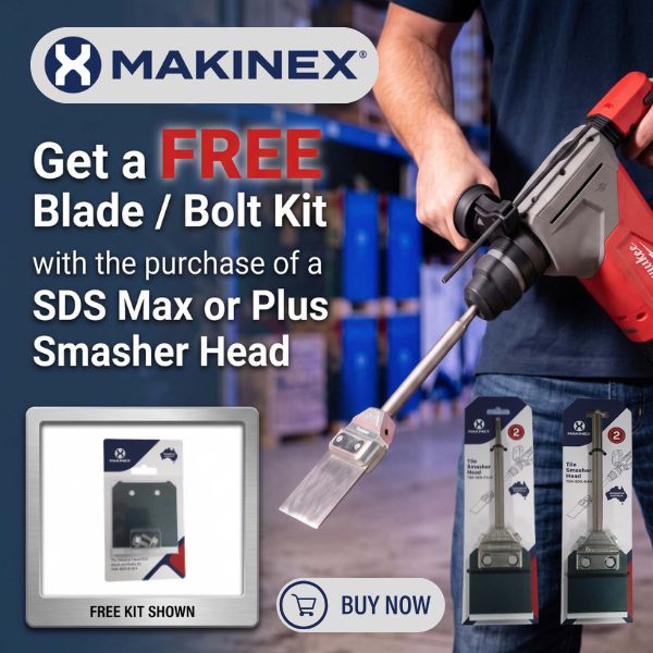 Makinex SDS Smasher Head Free Blade Kit