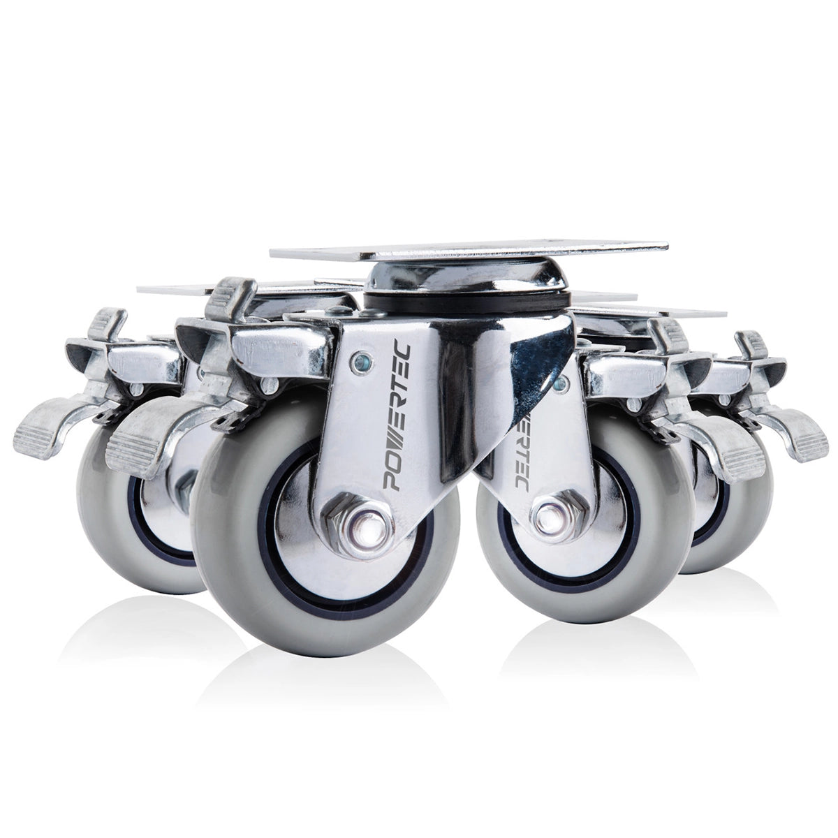 Powertec 3" Swivel Caster Wheels Set - 880 lb load