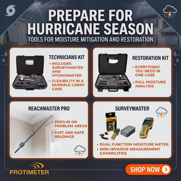 Protimeter Moisture Mitigation tools for hurricane season