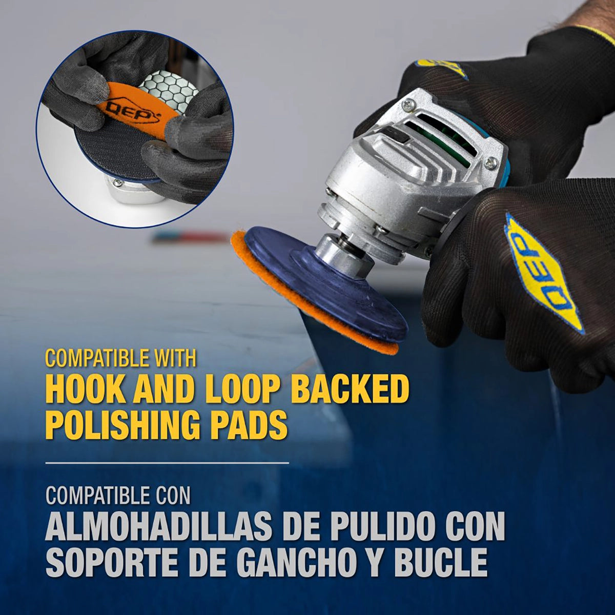 QEP Backing Pad Hook and Loop