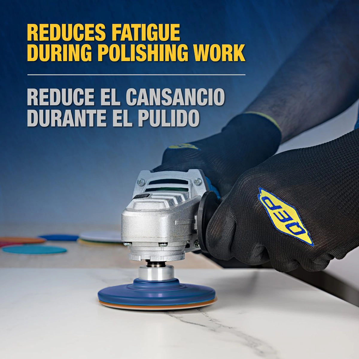 QEP Backing Pad Reduces Fatigue