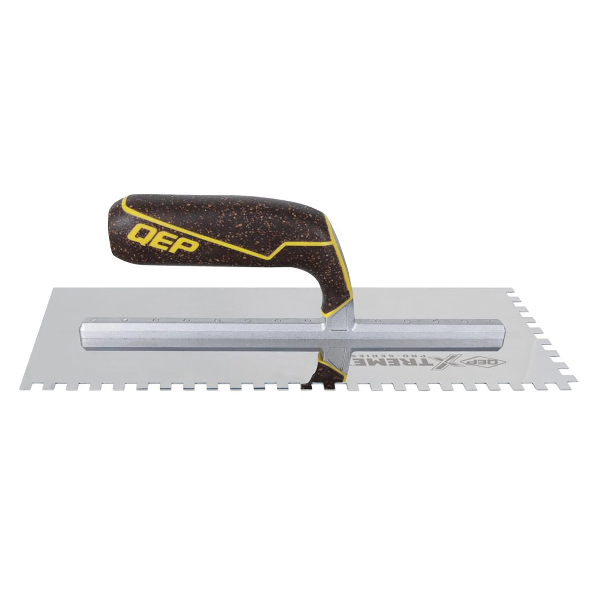 QEP Cork Handle Notch Trowel For Tile Installation