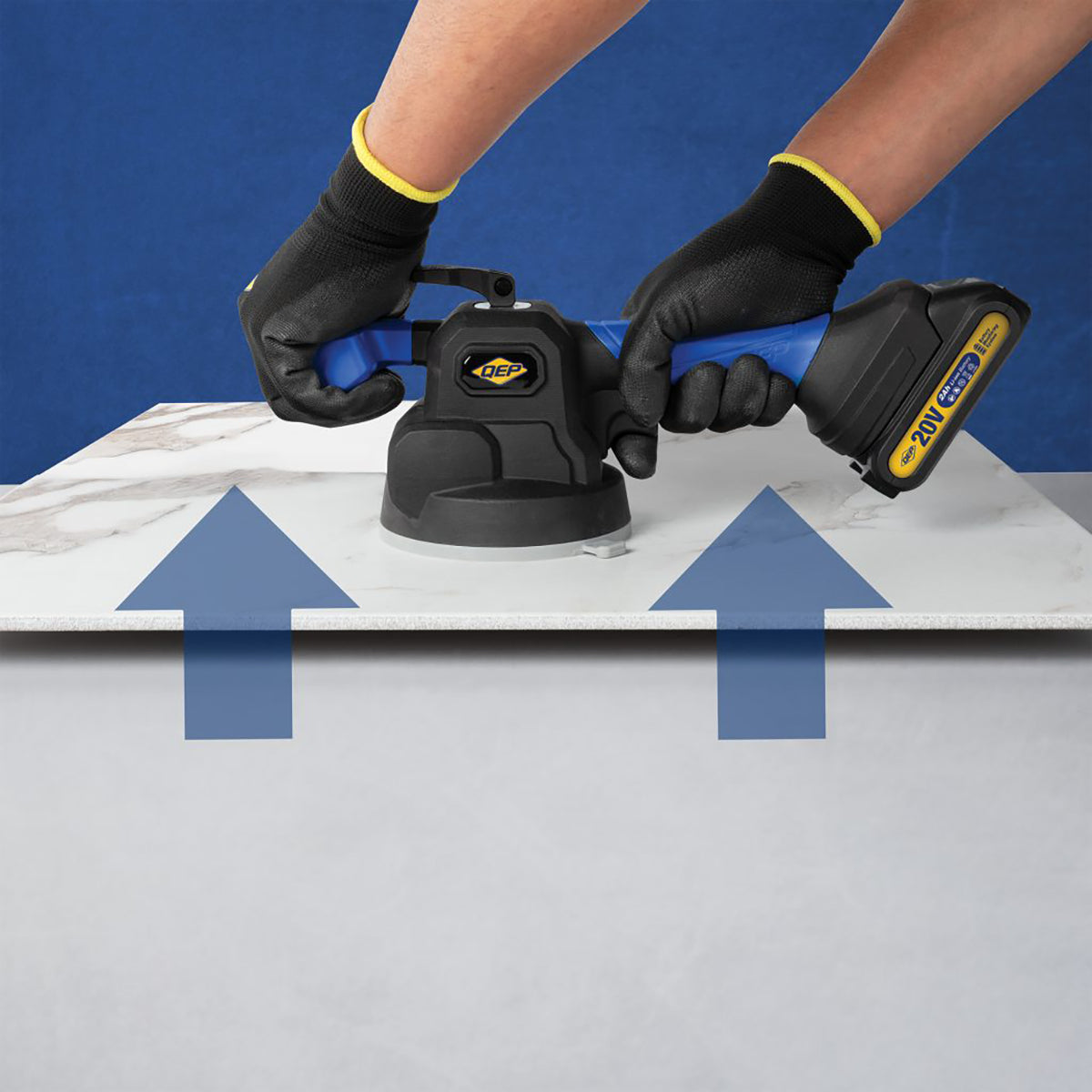 QEP GPTP Vibrating Suction Cup For Large Floor and Wall Tiles