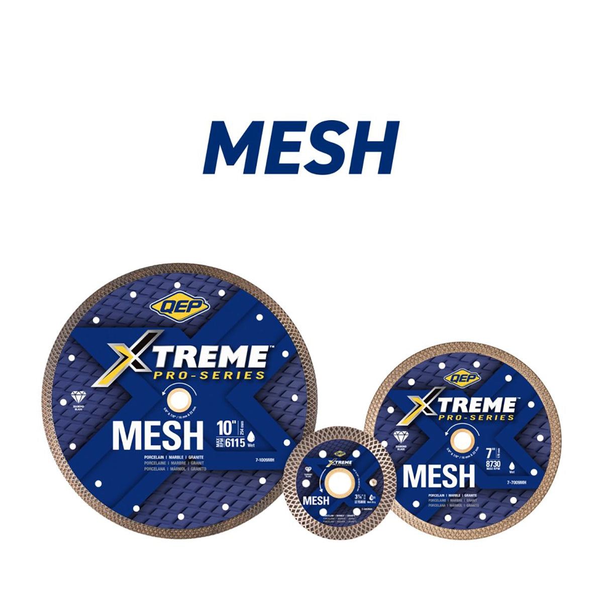 QEP Xtreme Pro Series Mesh Diamond Blades