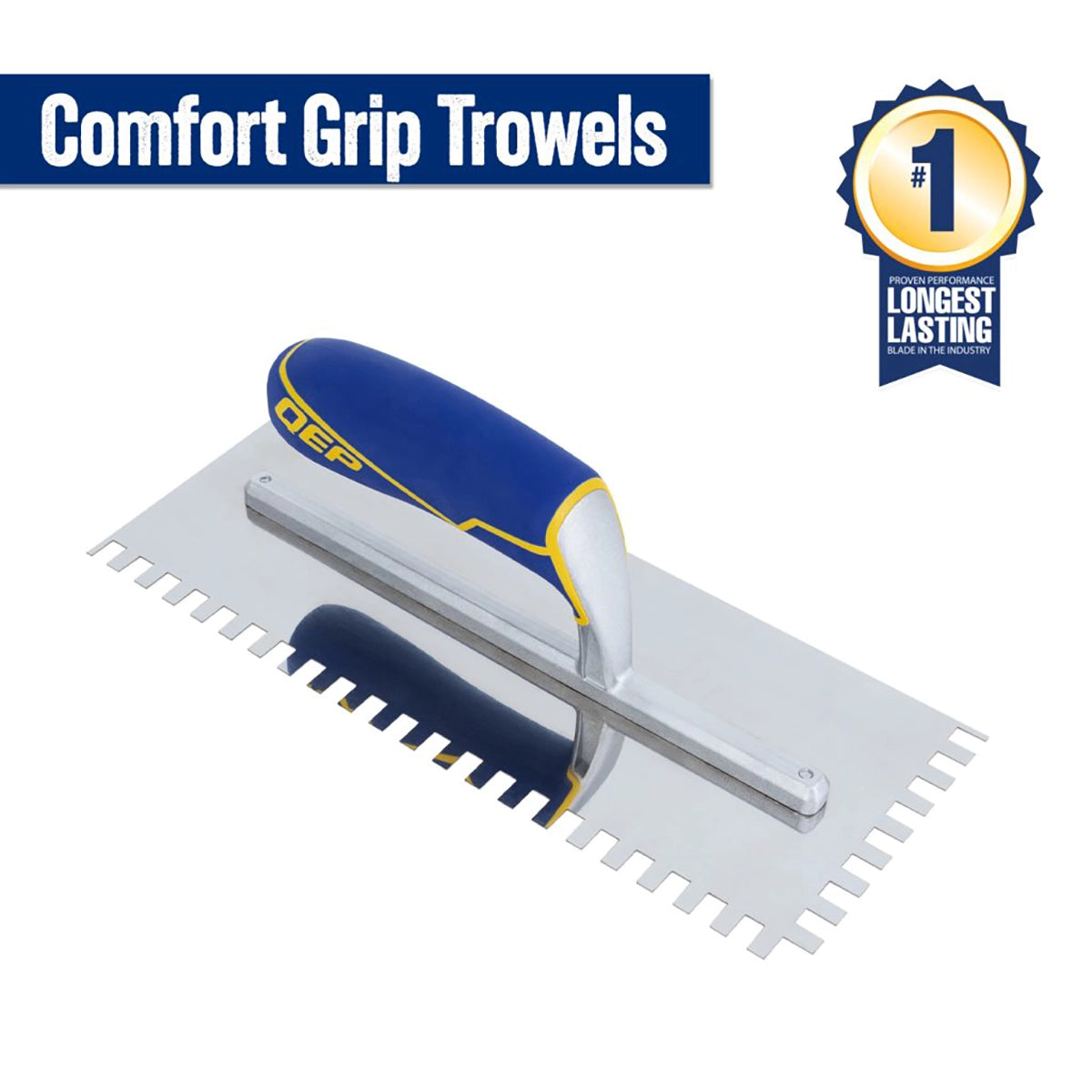QEP Slant Comfort Grip Handle Trowel