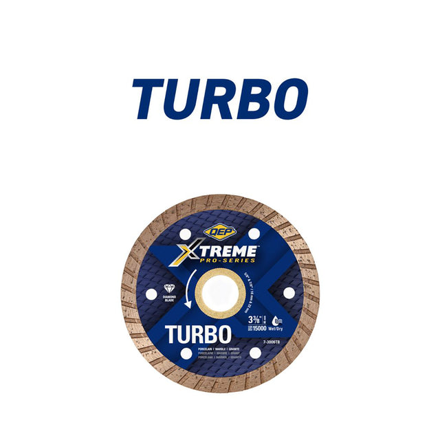 QEP Xtreme Turbo Blade 3-3/8"