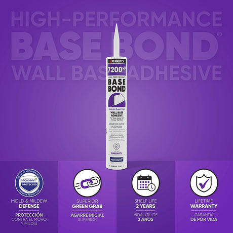 Roberts Base Bond Wall Base Adhesive 30 oz. Tube