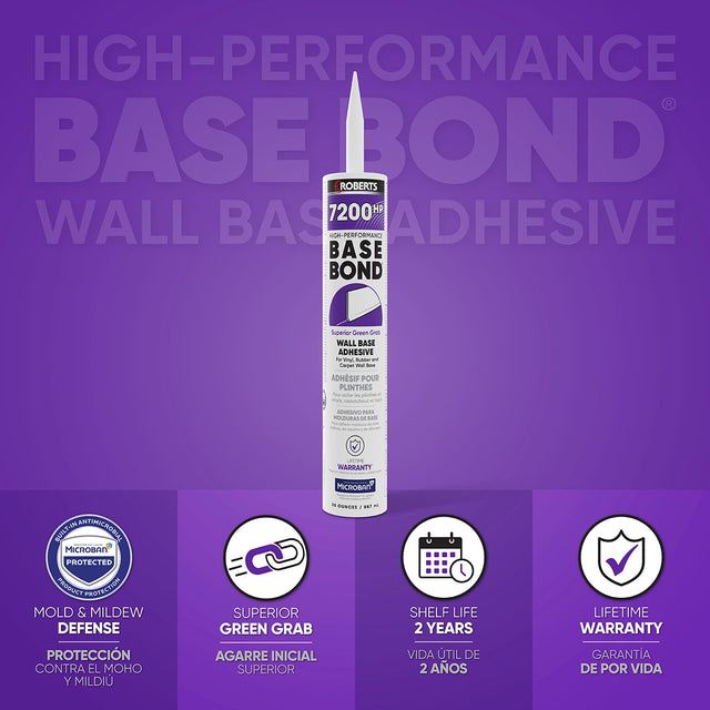 Roberts Base Bond Wall Base Adhesive 30 oz. Tube