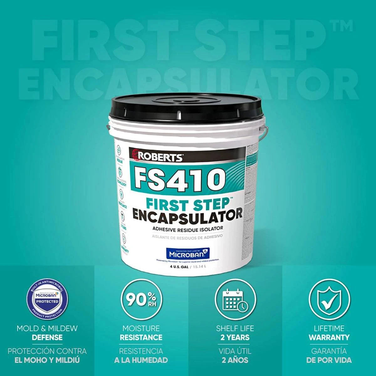 Roberts First Step Encapsulator Excellent Moisture Resistance