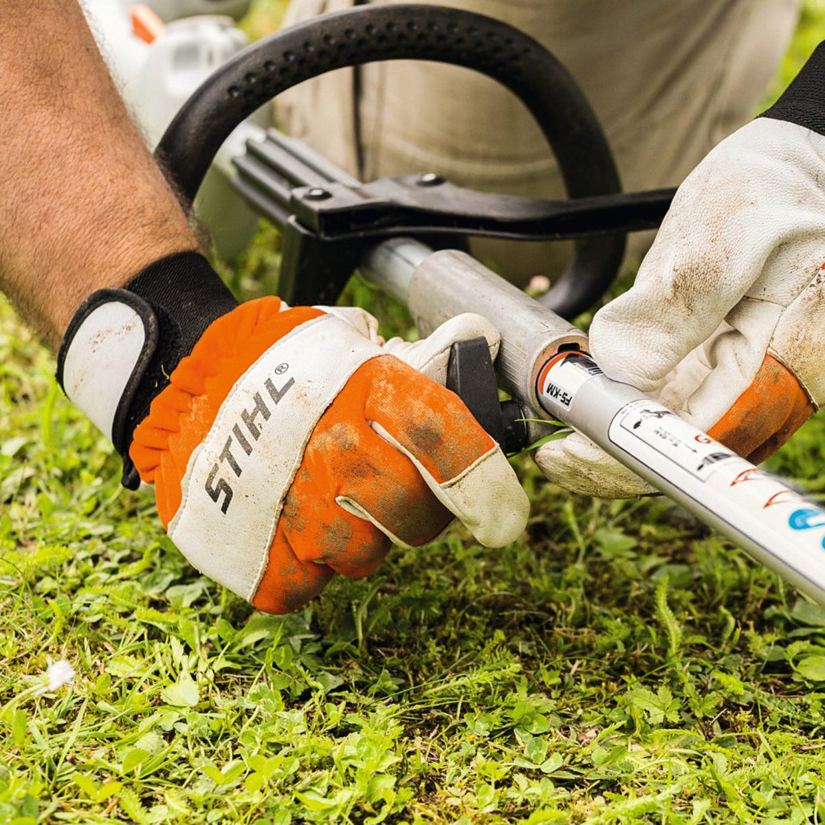 Stihl KM 56 RC-E KombiSystem Powerhead In Use