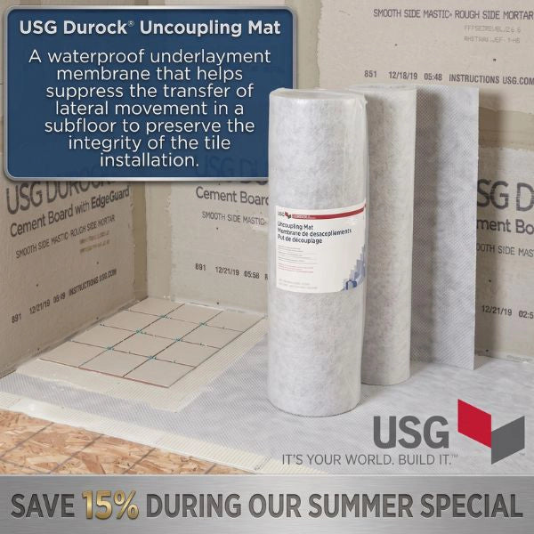 USG Durock Uncoupling Mat