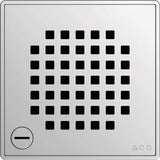 ACO Premium - 6" ShowerPoint drain - Quadrato - Shallow (Non-Locking)