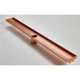 ACO Premium Plain Edge Channel - Rose Gold Finish