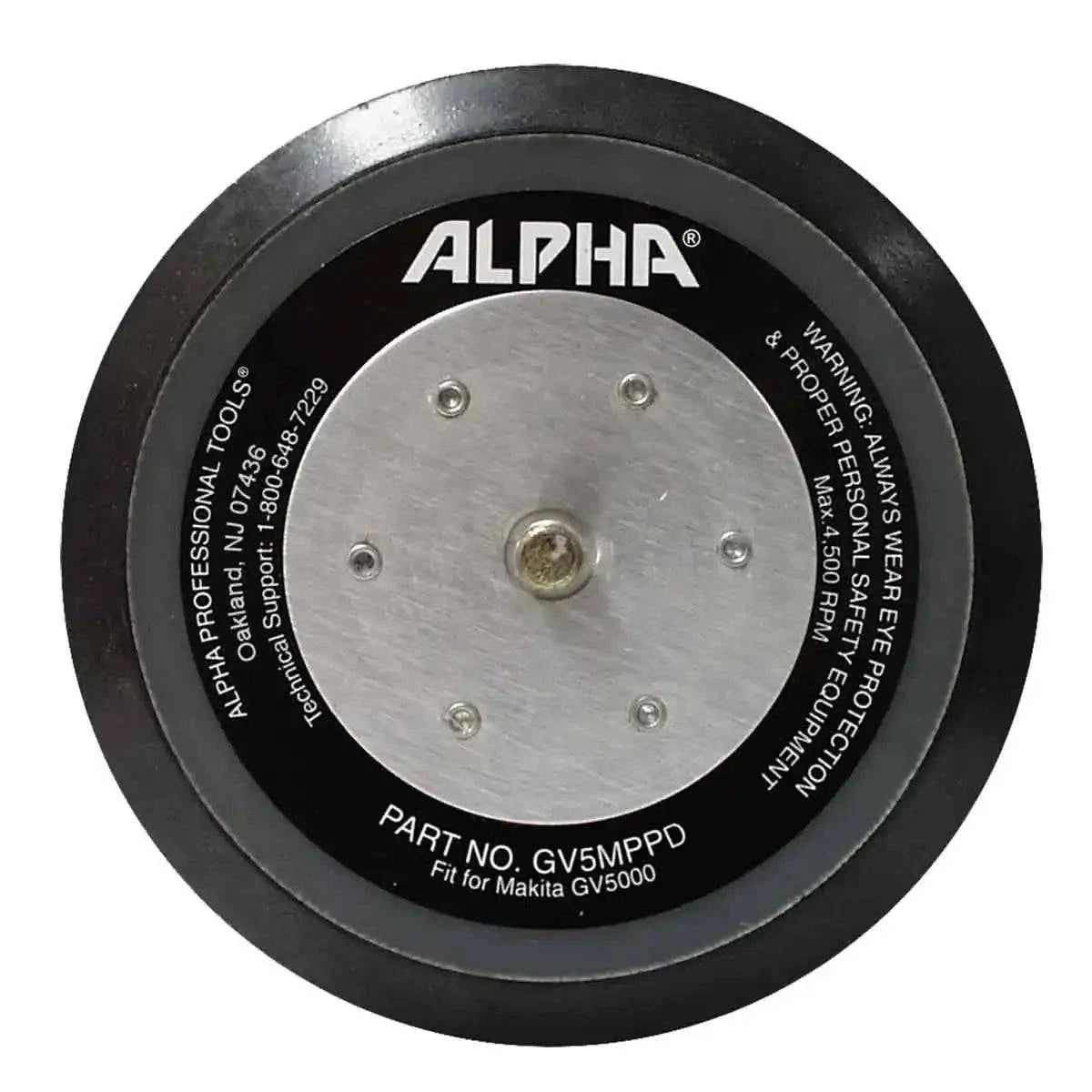 Alpha Hook and Loop Backer Pad with M8 Connection