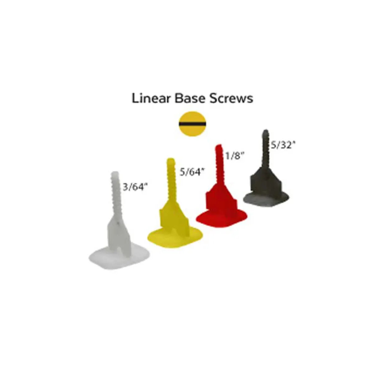 Alpha EZClick linear base sizes