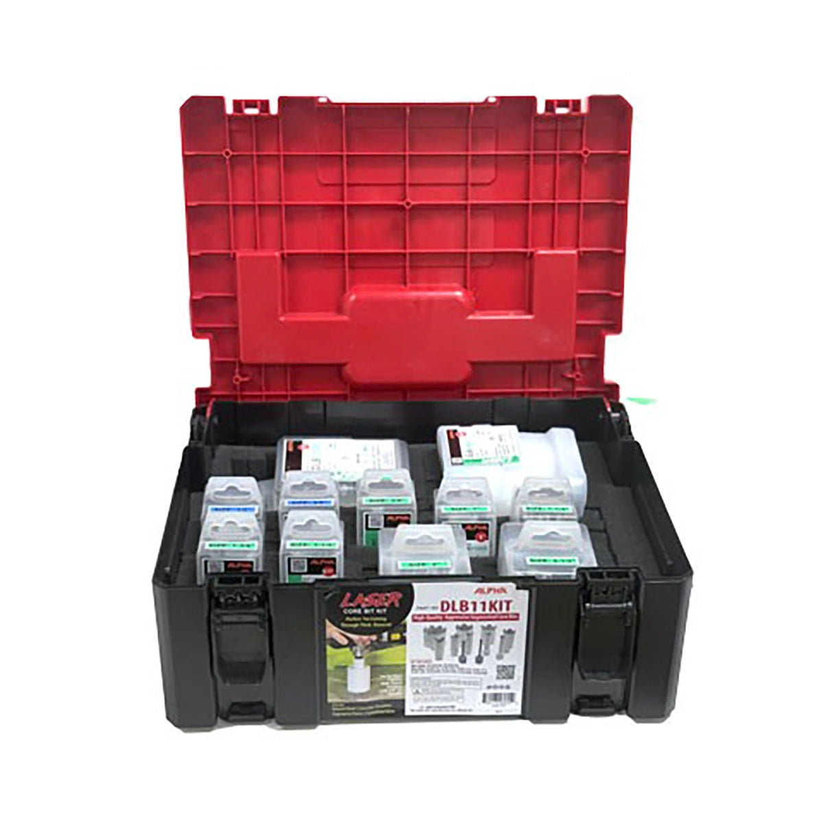 Alpha Laser Core Bit 11 Piece Kit DLB11Kit