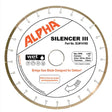 Alpha Silencer III Dekton bridge saw Blade