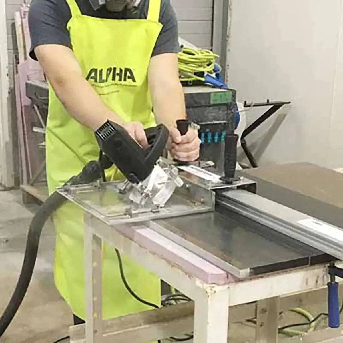 ESC-150 Alpha 6 in Electric Wet/Dry Stone Cutter - On Angle