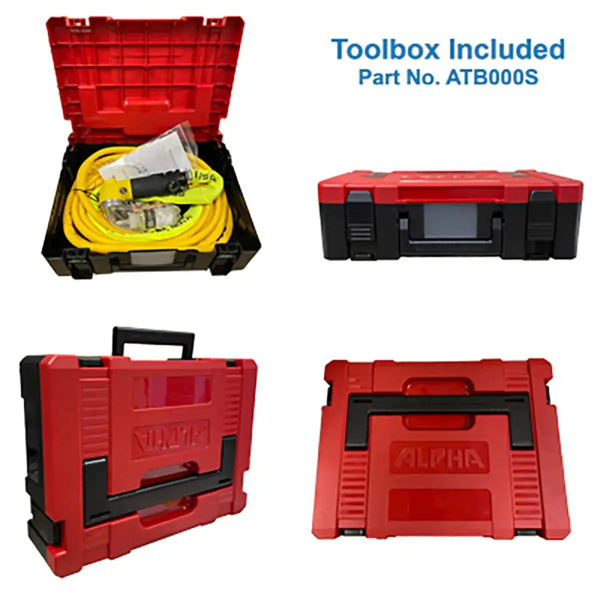 Alpha Tools PSP-158 Pneumatic Polisher 5/8-11 Tool Box