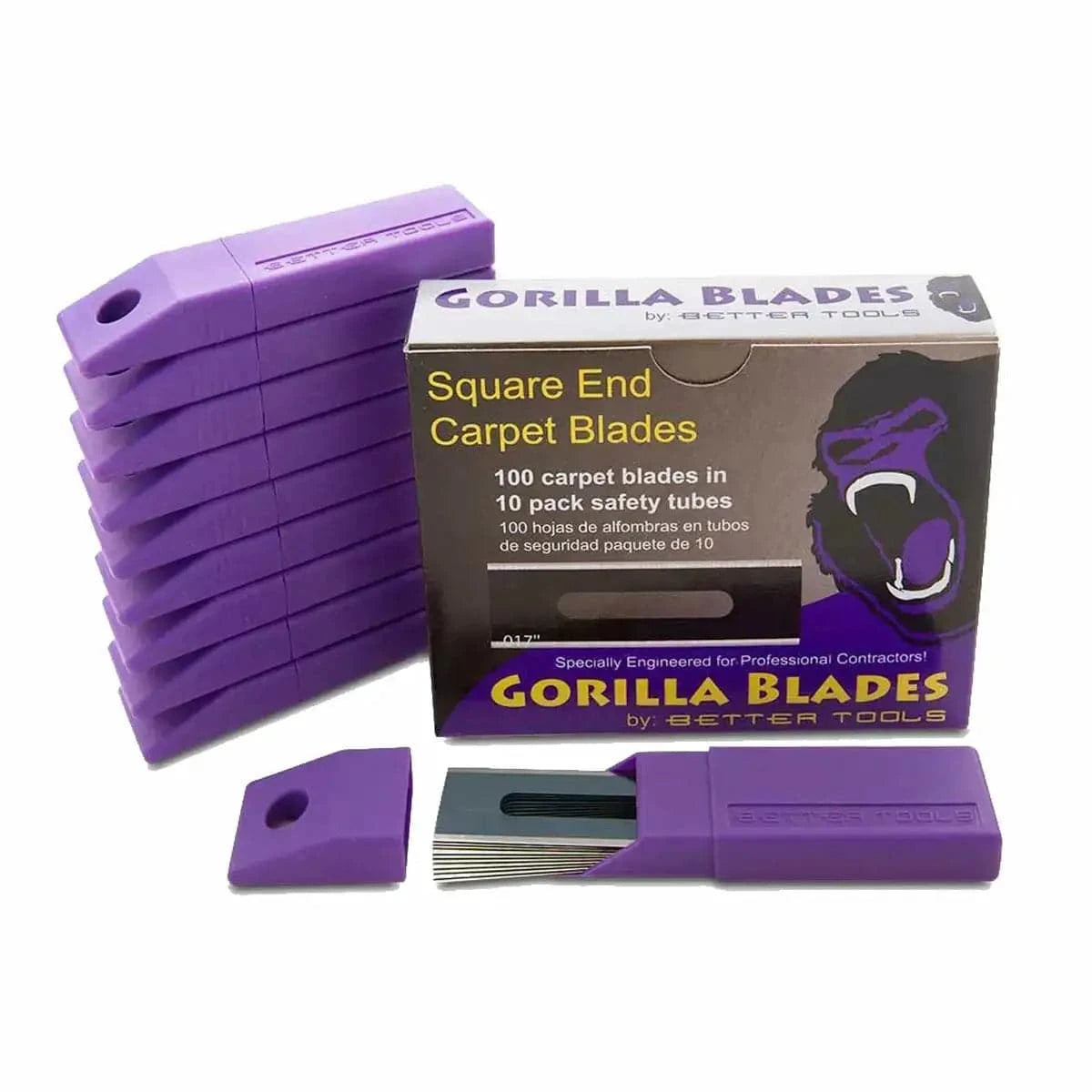Better Tools 0.017" Square End Carpet Blades