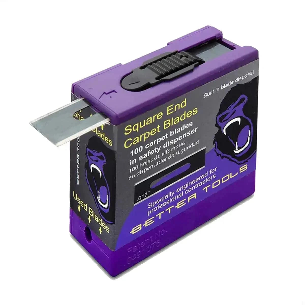 Better Tools 0.017" Square End Carpet Blades