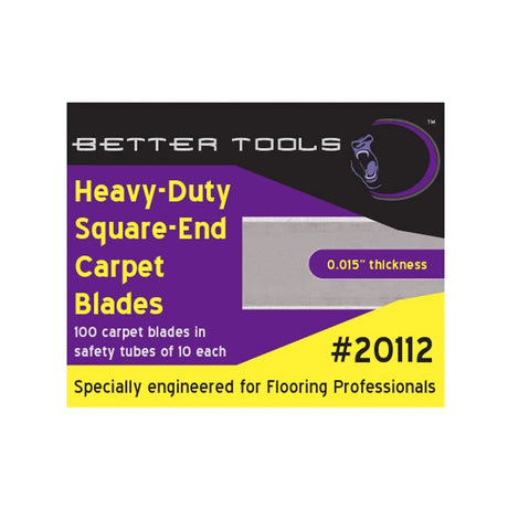 Better Tools 0.015" Heavy Duty Square End Slotted Blades