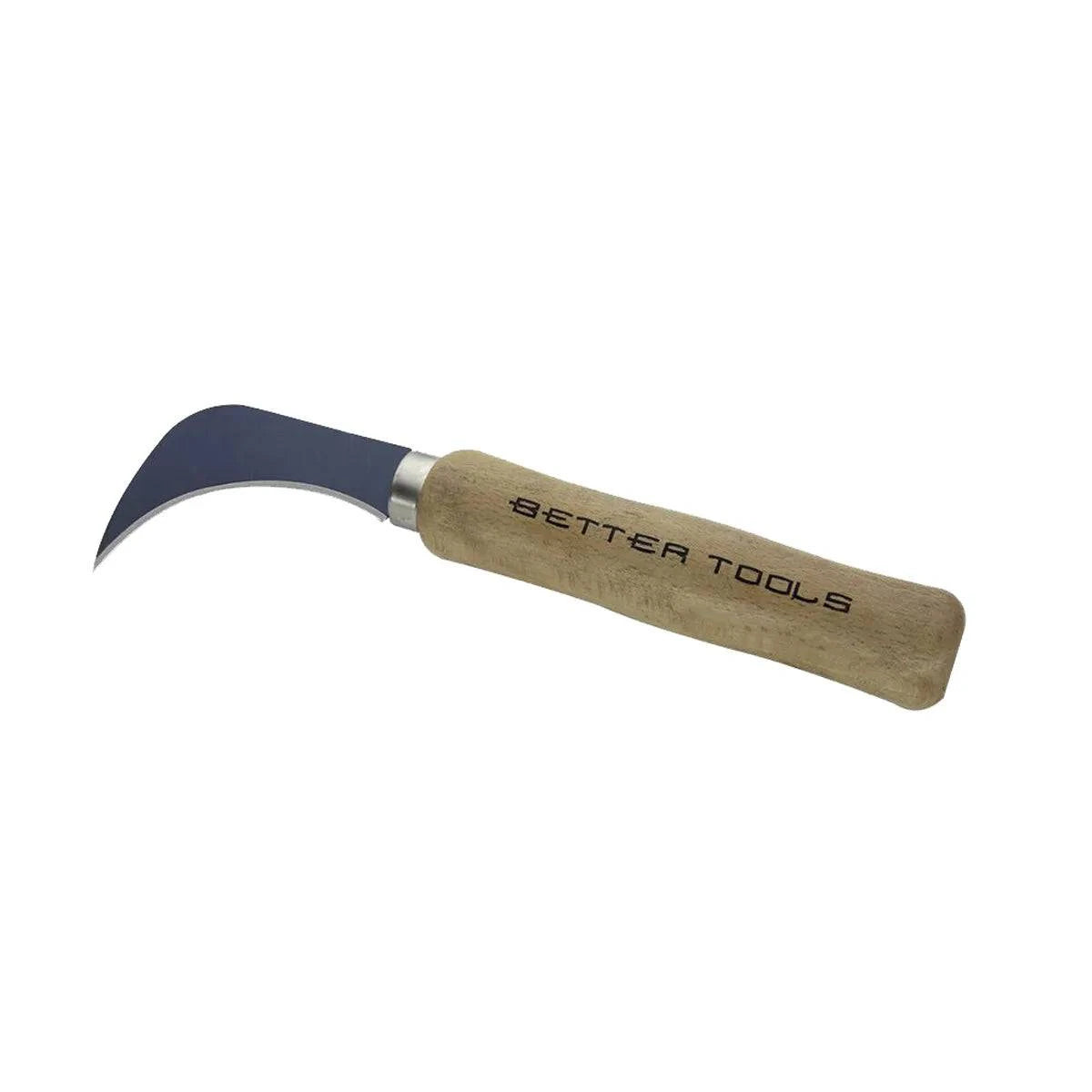 Better Tools Hook Knife with Wood Handle