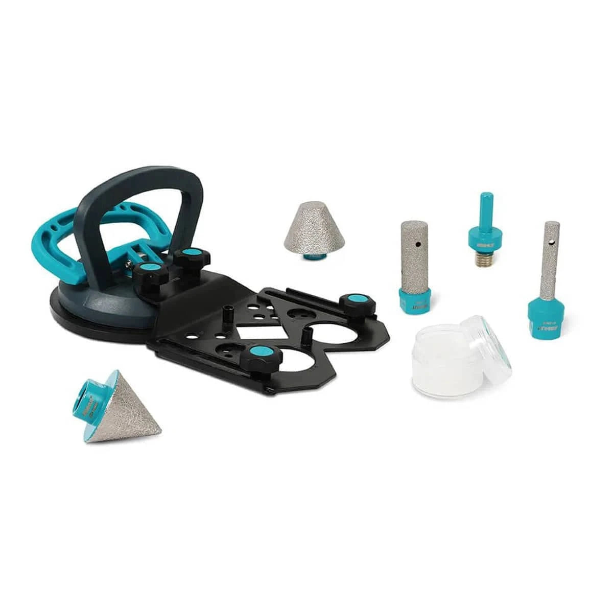 bihui better tools mdrill kit, marble bits, milling bits for porcelain, drill guide for milling bits