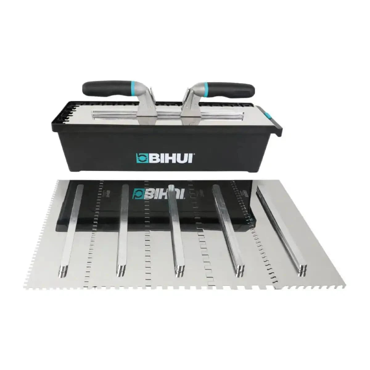 Bihui Tools 9 pcs Switchable Notched Trowel Set
