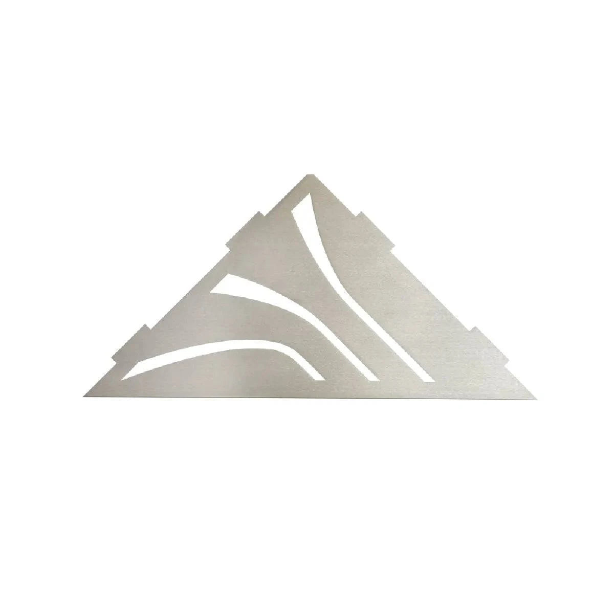 Blanke Eckbert Corner Shelves, Kaska Stainless Steel, 760-280B-140