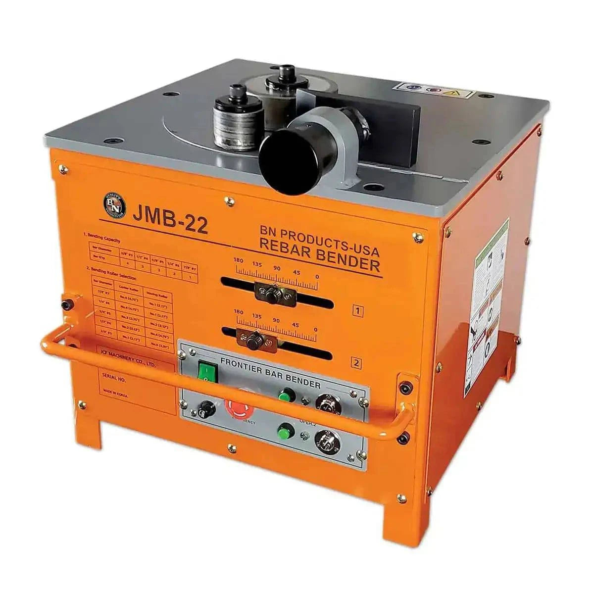 bn products jmb 22 table style #7 rebar bender no. 7