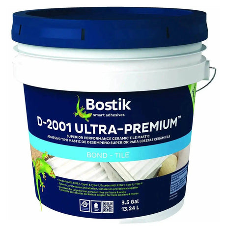 Bostik D-2001 Ultra-Premium White Mastic 3.5 Gal.