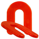 CD Products 3/16 inch Orange Horseshoe Clips
