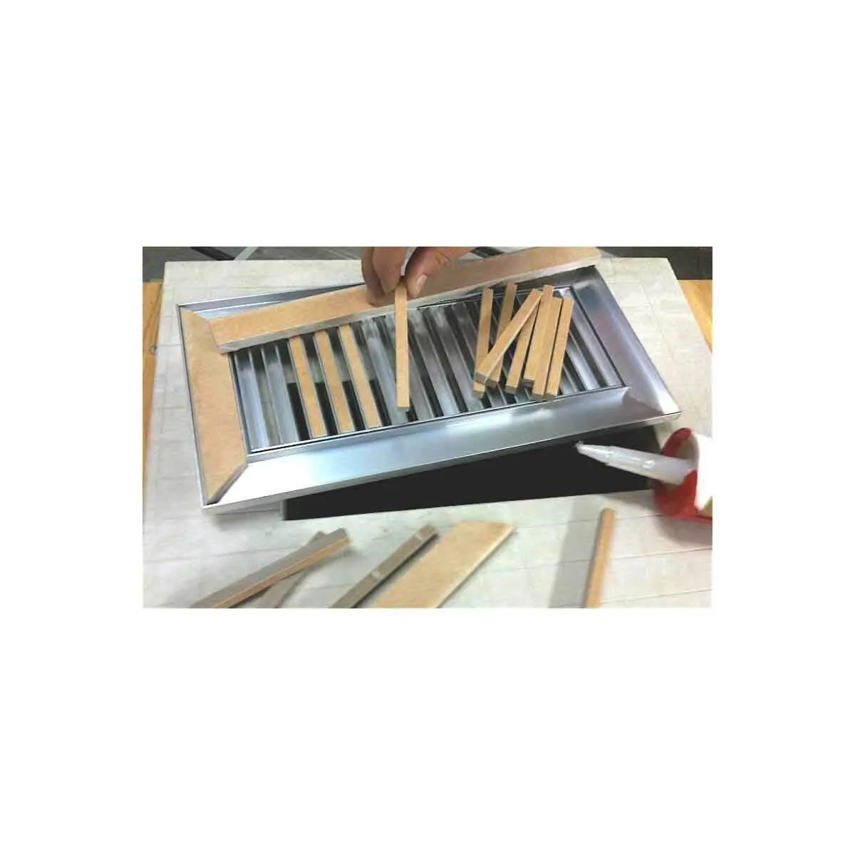 Chameleon Tile-In Floor Vent Registers