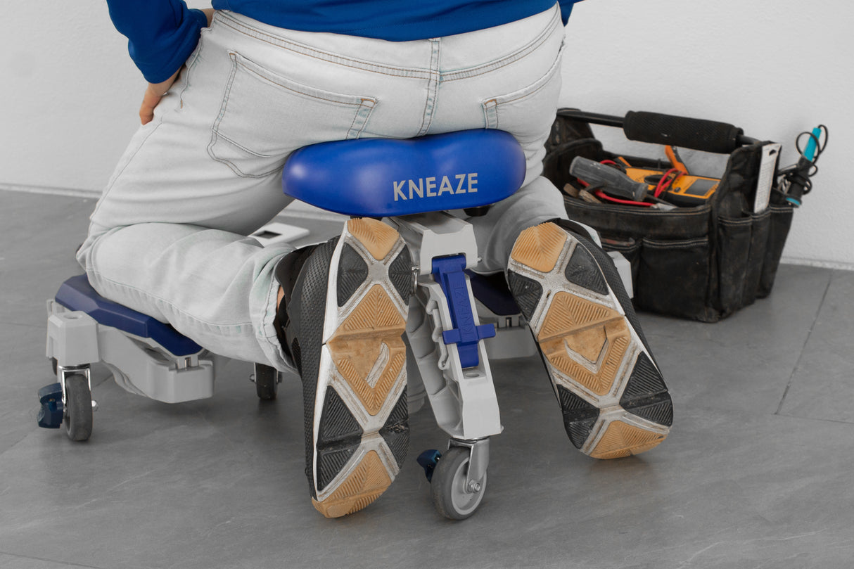 comfortable knee padding with wheels