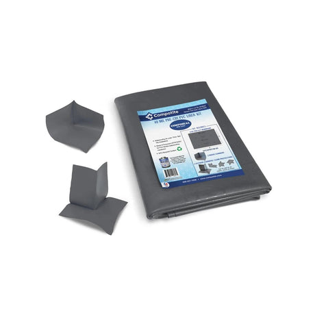 Composeal Gray 40 mil PVC Pre-cut Shower Pan Kit
