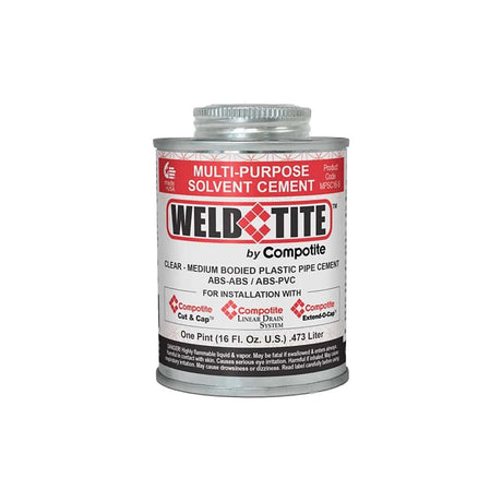 Compotite Weld-Tite Multi-Purpose Solvent Cement