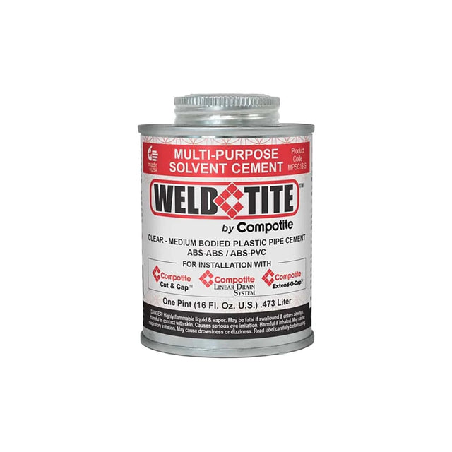 Compotite Weld-Tite Multi-Purpose Solvent Cement