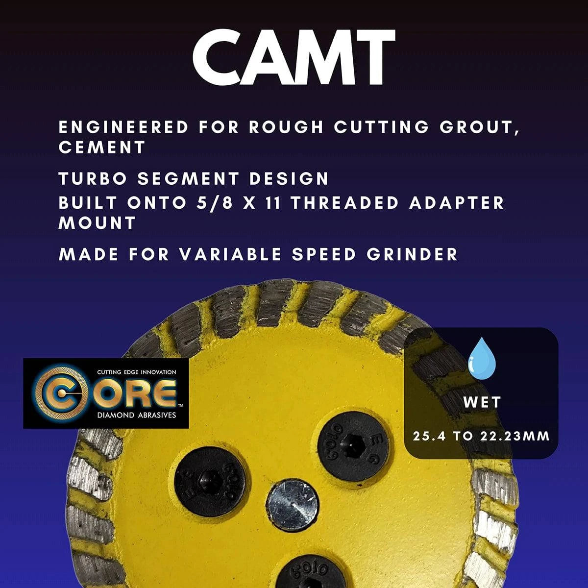 CORE CAMT Mini Blades for wet cutting
