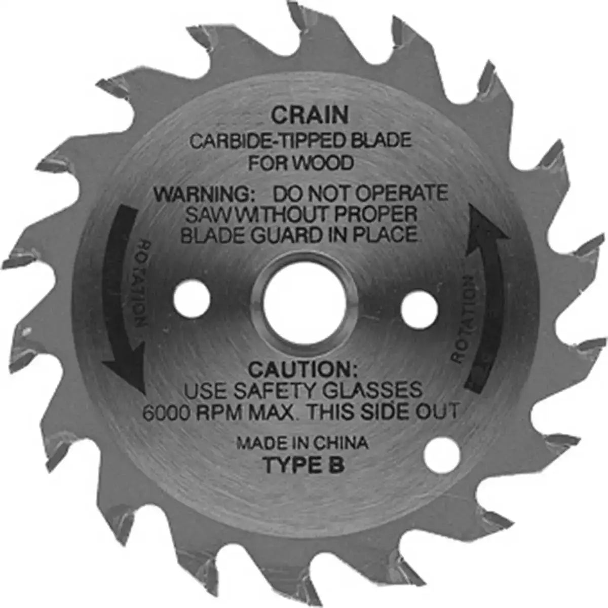 Crain 2-3/4" Carbide Tipped Steel Blade
