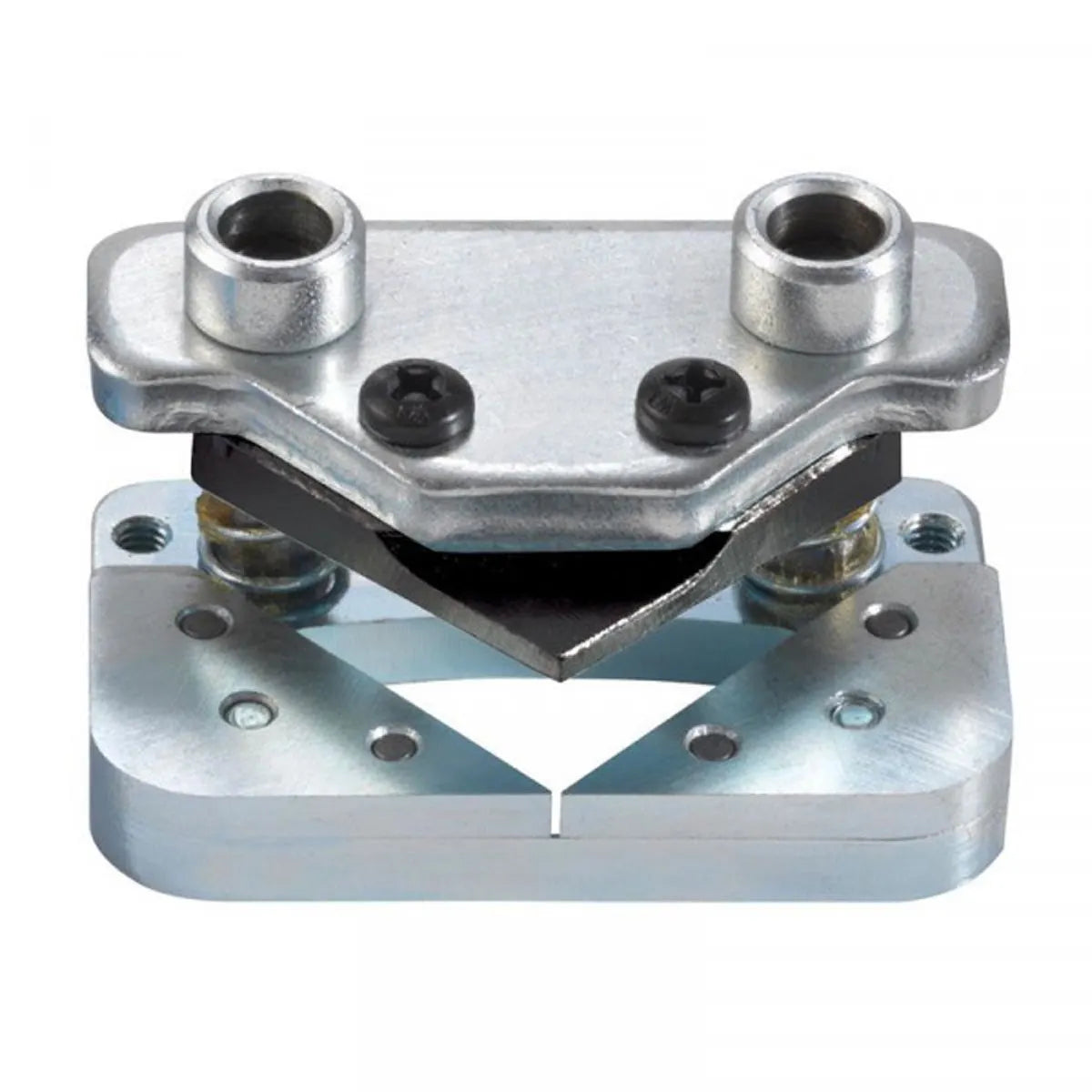 Miter Die Sets, no 848 punch die kit, 0.090" thick, mitering corner shapes, carpet cap metal trim, 90 degree notches