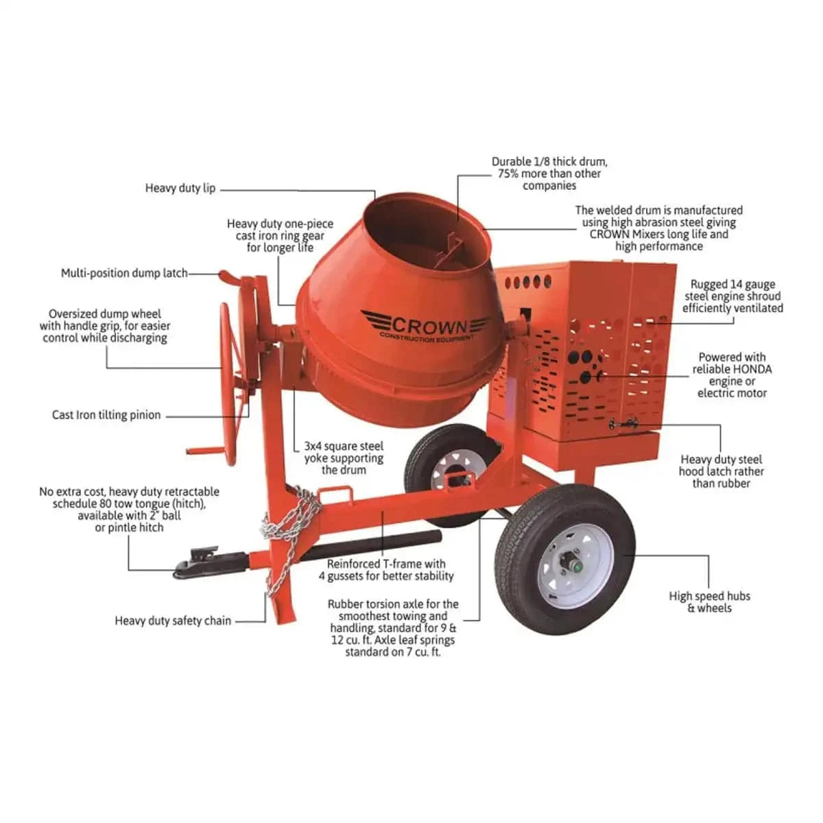 Crown C6 Concrete Mixer