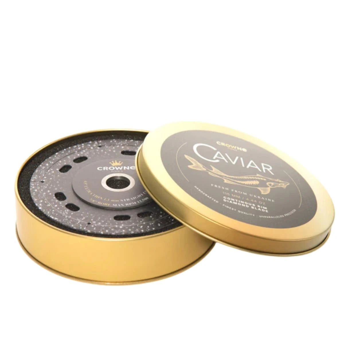 Crowne Tools Caviar 4.5" - Ultra-Premium Grinder Blade Packaged